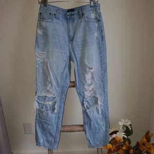Abercrombie and Fitch Annie Girlfriend Jeans